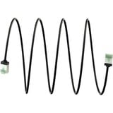 goobay Cavo patch ultraflessibile Cat.8.1 slim, U/FTP Nero