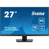 iiyama ProLite XU2793QSU-B7 LED display 68,6 cm (27") 2560 x 1440 Pixel Quad HD Nero, Monitor LED Nero (opaco), 68,6 cm (27"), 2560 x 1440 Pixel, Quad HD, LED, 1 ms, Nero