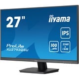 iiyama ProLite XU2793QSU-B7 Monitor PC 68,6 cm (27") 2560 x 1440 Pixel Quad HD LED Nero, Monitor LED Nero (opaco), 68,6 cm (27"), 2560 x 1440 Pixel, Quad HD, LED, 1 ms, Nero