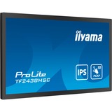 iiyama TF2438MSC-B1 Monitor PC 60,5 cm (23.8") 1920 x 1080 Pixel Full HD LED Touch screen Nero, Monitor LED Nero, 60,5 cm (23.8"), 1920 x 1080 Pixel, Full HD, LED, 5 ms, Nero