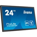 iiyama TF2438MSC-B1 Monitor PC 60,5 cm (23.8") 1920 x 1080 Pixel Full HD LED Touch screen Nero, Monitor LED Nero, 60,5 cm (23.8"), 1920 x 1080 Pixel, Full HD, LED, 5 ms, Nero