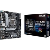 ASUS PRIME H510M-A Intel H510 LGA 1200 micro ATX, Scheda madre Intel, LGA 1200, Intel® Celeron®, Intel® Core™ i5, Intel® Core™ i7, Intel® Core™ i9, Intel® Pentium®, DDR4-SDRAM, 64 GB, DIMM
