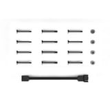 Alphacool Apex Stealth Metal 120mm Ventola 2000rpm bianco/Nero