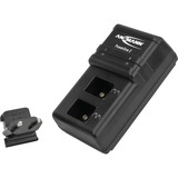 Ansmann Powerline 2, Caricabatterie Nero, Nero, Caricabatteria per interni, 230 V, 50 Hz, 10 V, 0,075 A