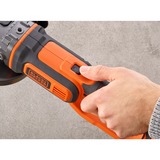 BLACK+DECKER Smerigliatrice angolare a batteria BCG720M1, 18Volt Nero/Orange
