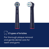 Beurer TB Testine di spazzola Sensitive Eco Green Planet, Testina blu scuro