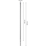Bosch Expert Punta per martelli SDS plus-7X, Trapano Martello perforatore, Hammer drill bit, 1,2 cm, 600 mm, Cemento, Pietra, 55 cm