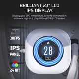 Corsair NAUTILUS 360 RS LCD Ricondizionato, Raffreddamento ad acqua bianco