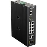 D-Link DIS-200G-12PS switch di rete Gestito L2 Gigabit Ethernet (10/100/1000) Supporto Power over Ethernet (PoE) Nero, Interruttore Gestito, L2, Gigabit Ethernet (10/100/1000), Supporto Power over Ethernet (PoE), Montaggio rack, Montabile a parete