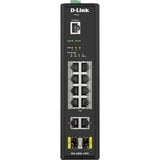 D-Link DIS-200G-12PS switch di rete Gestito L2 Gigabit Ethernet (10/100/1000) Supporto Power over Ethernet (PoE) Nero, Interruttore Gestito, L2, Gigabit Ethernet (10/100/1000), Supporto Power over Ethernet (PoE), Montaggio rack, Montabile a parete