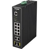 D-Link DIS-200G-12PS switch di rete Gestito L2 Gigabit Ethernet (10/100/1000) Supporto Power over Ethernet (PoE) Nero, Interruttore Gestito, L2, Gigabit Ethernet (10/100/1000), Supporto Power over Ethernet (PoE), Montaggio rack, Montabile a parete