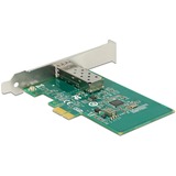 DeLOCK 89481 scheda di rete e adattatore Interno Fibra 1000 Mbit/s Interno, Cablato, PCI Express, Fibra, 1000 Mbit/s