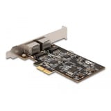 DeLOCK Scheda PCI Express x2 a 2 x RJ45 2,5 Gigabit, Scheda di rete 