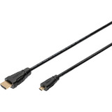 Digitus AK-330115-010-S, Cavo Nero