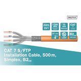 Digitus Cavo di posa professionale Cat.7 S/FTP simplex, B2ca arancione 