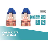 Digitus Cavo patch CAT 6 S/FTP 2m blu