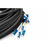 Digitus Cavo universale Breakout in fibra ottica, duplex, connettore LC/UPC, monomodale OS2 Nero