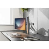 Digitus Supporto per monitor design doppio, 2x 35", 2x 10 kg, Base per monitor bianco