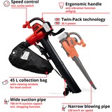EINHELL GE-CL 36/230 Li E -Solo rosso/Nero, 5,75 kg, 502 mm, 292 mm, 380 mm