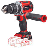 EINHELL Trapano avvitatore a percussione a batteria Professional TP-CD 18/60 Li-i BL - Solo, 18Volt, Cordless rosso/Nero