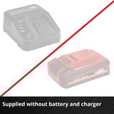 EINHELL Trapano avvitatore a percussione a batteria Professional TP-CD 18/60 Li-i BL - Solo, 18Volt, Cordless rosso/Nero