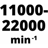 Einhell TC-MG 220/1 E Nero, Rosso 44000 OPM rosso/Nero, Smerigliatura, Segare, Raschiare, Nero, Rosso, 44000 OPM, 22000 OPM, 3,2°, AC