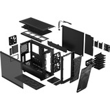 Fractal Design Meshify 2 Tower Nero, Chassis Tower Nero, Tower, PC, Nero, ATX, EATX, micro ATX, Mini-ITX, Acciaio, Giocare