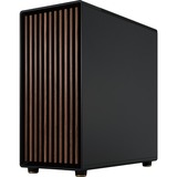 Fractal Design North XL Charcoal Black TG Dark, Chassis Tower Nero/legno
