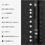 Hisense 43E7S PRO televisore Hi-QLED, QLED TV Nero/grigio scuro