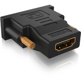 ICY BOX IB-AC552, Adattatore Nero