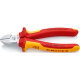 KNIPEX 70 06 160 Pinze da taglio diagonale pinza rosso/Giallo, Pinze da taglio diagonale, Acciaio al cromo vanadio, Plastica, Rosso/Arancione, 16 cm, 216 g