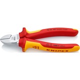 KNIPEX 70 06 160 Pinze da taglio diagonale pinza rosso/Giallo, Pinze da taglio diagonale, Acciaio al cromo vanadio, Plastica, Rosso/Arancione, 16 cm, 216 g