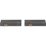 Lindy Extender KVM HDBaseT Cat.6 150m, Estensione HDMI Nero