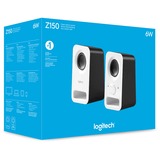 Logitech Z150 6 W Bianco Cablato bianco, 2.0 canali, Cablato, 6 W, Bianco