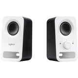 Logitech Z150 6 W Bianco Cablato, Altoparlante PC bianco, 2.0 canali, Cablato, 6 W, Bianco