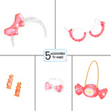 MGA Entertainment Rainbow High Creative Crystals Fashion Doll- Bella, Bambola Rainbow High Creative Crystals Fashion Doll- Bella, Bambola alla moda, Femmina, 8 anno/i, 280 mm, Multicolore