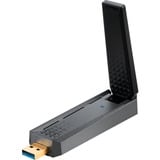 MSI AX1800 WiFi USB Adapter WLAN 1201 Mbit/s, Adattatore Wi-Fi Wireless, USB, WLAN, Wi-Fi 6 (802.11ax), 1201 Mbit/s, Nero