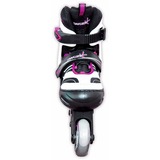 Muuwmi 286, Pattini in linea fucsia/Nero