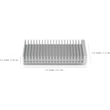 OWC OWCUS4EXP1M2, Disk enclosure alluminio