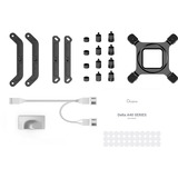 Ocypus Delta A40 Elite Dual Fan, raffreddamento CPU  bianco