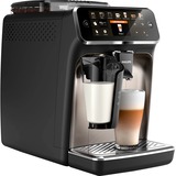 Philips Series 5400 LatteGo EP5447/90 Macchina da caffè automaticha, Macchina automatica Nero/Argento, Macchina per espresso, 1,8 L, Chicchi di caffè, Macinatore integrato, 1500 W, Nero, Cromo