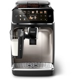 Philips Series 5400 LatteGo EP5447/90 Macchina da caffè automaticha, Macchina automatica Nero/Argento, Macchina per espresso, 1,8 L, Chicchi di caffè, Macinatore integrato, 1500 W, Nero, Cromo