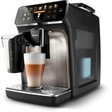 Philips Series 5400 LatteGo EP5447/90 Macchina da caffè automaticha, Macchina automatica Nero/Argento, Macchina per espresso, 1,8 L, Chicchi di caffè, Macinatore integrato, 1500 W, Nero, Cromo