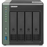 QNAP TS-431X3 NAS Tower Annapurna Labs Alpine AL-314 4 GB DDR3 0 TB QNAP Turbo System Nero Nero/grigio, NAS, Tower, Annapurna Labs, Alpine AL-314, 4 GB, DDR3