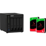 QNAP TS-451D2 NAS Tower Collegamento ethernet LAN Nero J4025 Nero, NAS, Tower, Intel® Celeron®, J4025, Nero