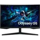 SAMSUNG G55C Monitor PC 68,6 cm (27") 2560 x 1440 Pixel Wide Quad HD LED Nero, Monitor di gioco Nero, 68,6 cm (27"), 2560 x 1440 Pixel, Wide Quad HD, LED, Nero