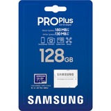 SAMSUNG PRO Plus 128 GB microSDXC (2023), Scheda di memoria blu