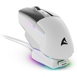 Sharkoon SKILLER SGM50W, Mouse da gioco bianco