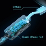 TP-Link UE300 Ethernet 1000 Mbit/s, Scheda di rete bianco, Cablato, USB, Ethernet, 1000 Mbit/s, Bianco