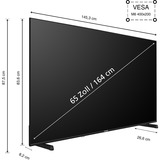 Telefunken XU65FO754S, Televisore LED Nero